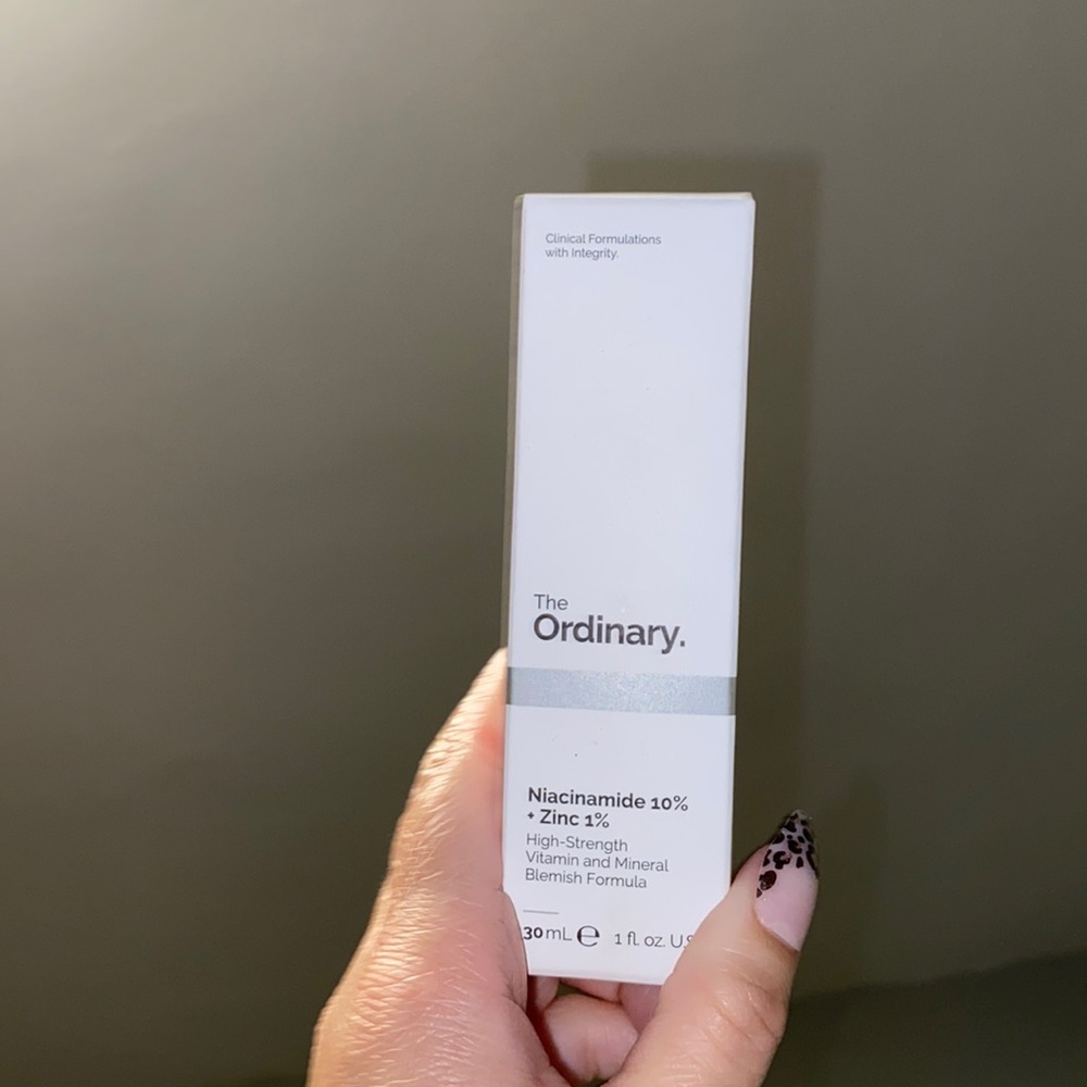 The Ordinary Niacinamide and Zinc